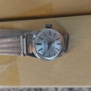 Vulcain 14k white gold watch